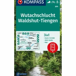 KOMPASS WANDERKARTE 899 WUTACHSCHLUCHT, WALDSHUT-TIENGEN