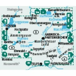 KOMPASS WANDERKARTEN-SET 796 MÜNCHNER HAUSBERGE WEST