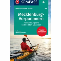 KOMPASS WASSERWANDERATLAS MECKLENBURG-VORPOMMERN - Wasserkarte