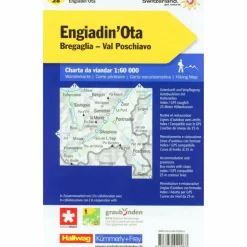 KUF SCHWEIZ WANDERKARTE 28 OBERENGADIN - Wanderkarte
