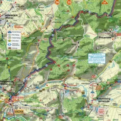 ÖKUMENISCHER PILGERWEG GÖRLITZ-VACHA - Wanderkarte