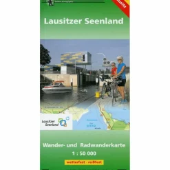 LAUSITZER SEENLAND 1:50000 - Wanderkarte