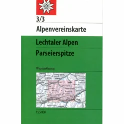 LECHTALER ALPEN - PARSEIERSPITZE 1:25 000