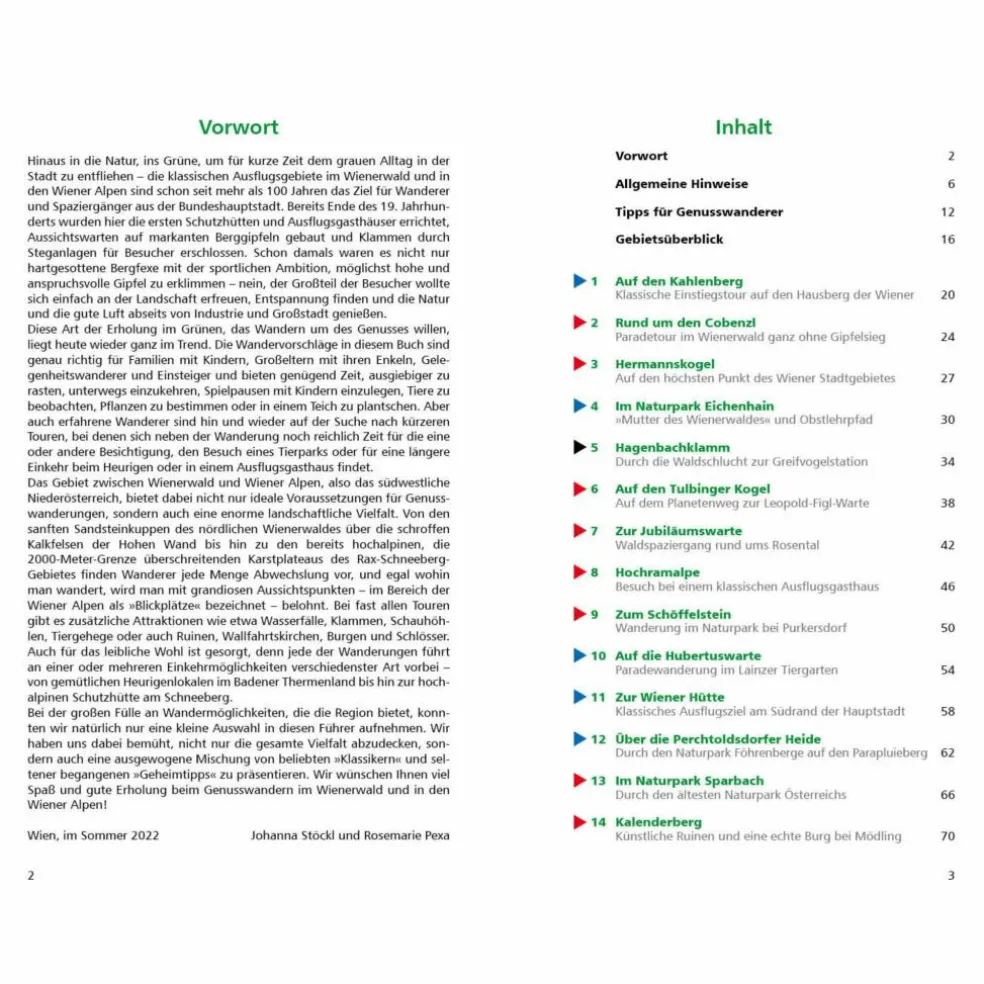 LEICHTE WANDERUNGEN WIENERWALD - Wanderführer