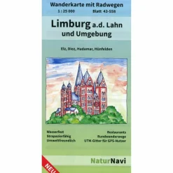 LIMBURG A.D. LAHN UND UMGEBUNG 1 : 25 000 - Wanderkarte