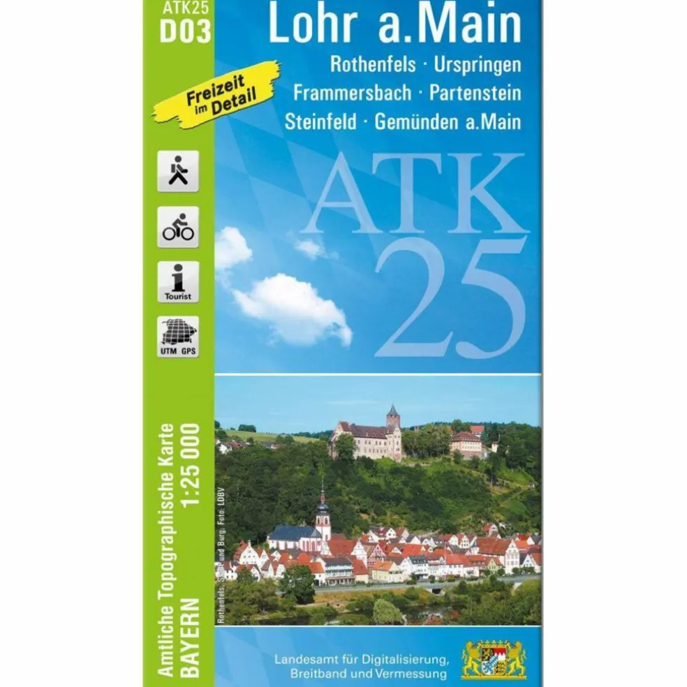 LOHR AM MAIN 1 : 25 000 - Wanderkarte