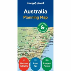 LONELY PLANET AUSTRALIA PLANNING MAP - Straßenkarte