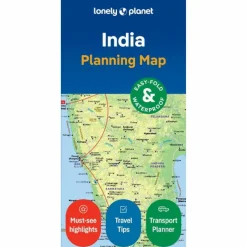 LONELY PLANET INDIA PLANNING MAP - Straßenkarte
