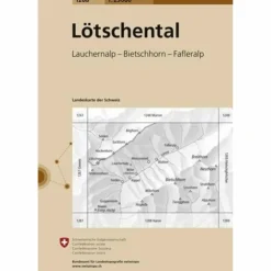 LÖTSCHENTAL 1 : 25 000 - Wanderkarte