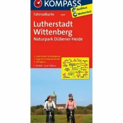 LUTHERSTADT WITTENBERG - DÜBENER HEIDE - Fahrradkarte