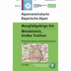 MANGFALLGEBIRGE OST, WENDELSTEIN, GROßER TRAITHEN - Wanderkarte