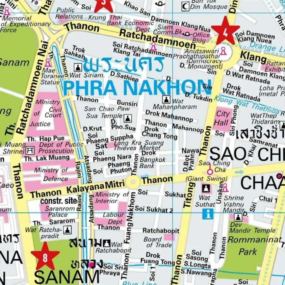 MARCO POLO CITYPLAN BANGKOK 1:13.000 - Stadtplan