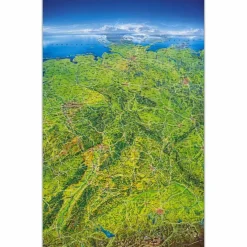 MARCO POLO DAS GROßE DEUTSCHLAND PANORAMA - Wand Karte