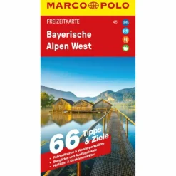 MARCO POLO FREIZEITKARTE 45 BAYERISCHE ALPEN WEST 1:100.000
