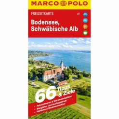 MARCO POLO FREIZEITKARTE 41 BODENSEE, SCHWÄBISCHE ALB - Karte