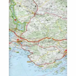 MARCO POLO KARTE KROATISCHE KÜSTE MITTE - Straßenkarte