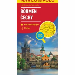 MARCO POLO KARTE TSCHECHIEN BLATT 1 WESTBÖHMEN, MITTELBÖHMEN