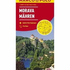 MARCO POLO KARTE TSCHECHIEN 02 MÄHREN 1: - Straßenkarte