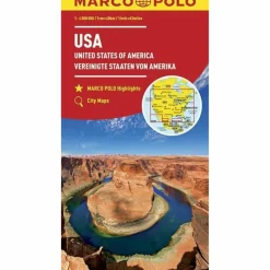 MARCO POLO KONTINENTALKARTE USA 1:4 000 000 - Straßenkarte