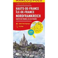 MARCO POLO REGIONALKARTE FRANKREICH: HAUTS-DE-FRANCE, ÎLE-DE
