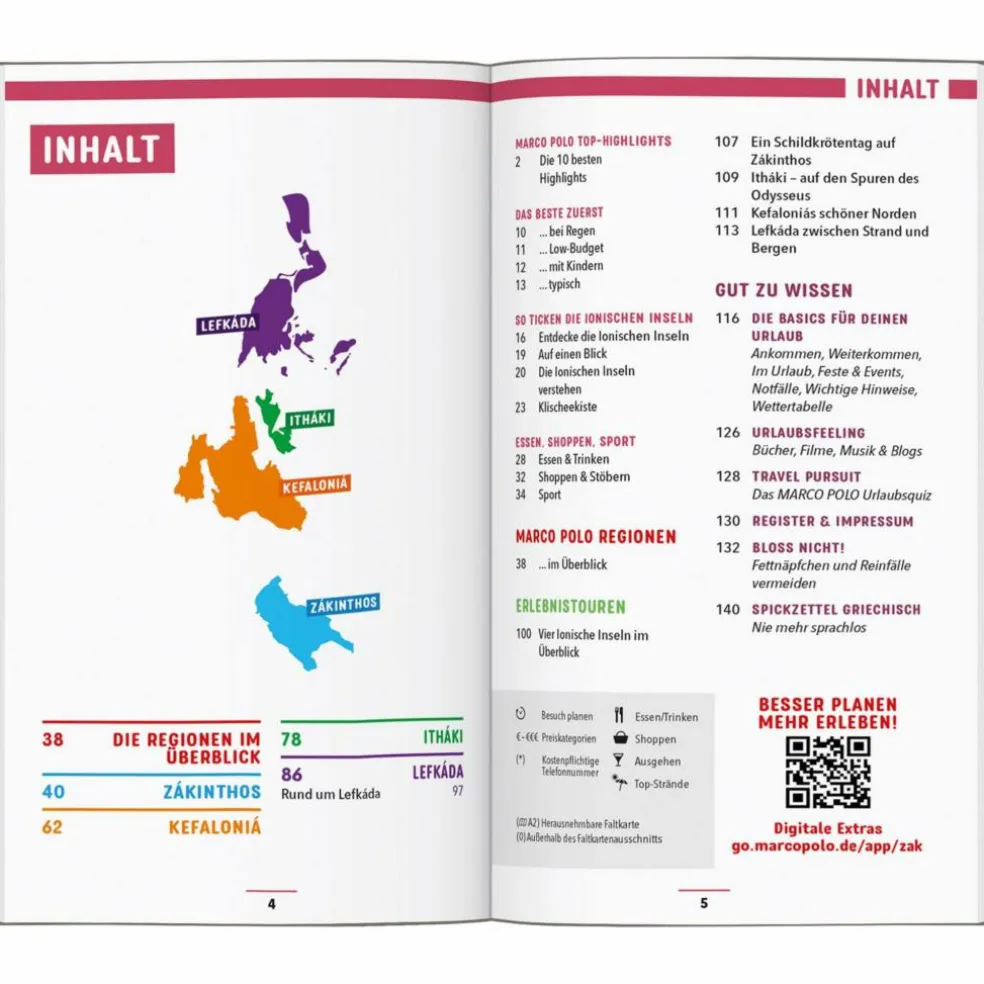 MARCO POLO REISEFÜHRER ZÁKINTHOS, ITHÁKI, KEFALLONIÁ, LÉFKAS