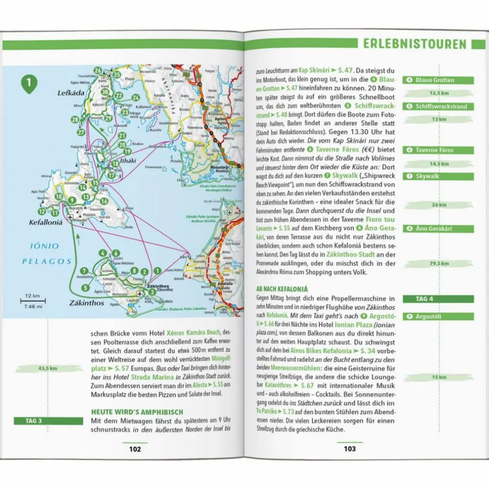 MARCO POLO REISEFÜHRER ZÁKINTHOS, ITHÁKI, KEFALLONIÁ, LÉFKAS