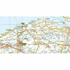 MARCO POLO REISEKARTE BELGIEN, LUXEMBURG 1:250.000 - Straßenkarte