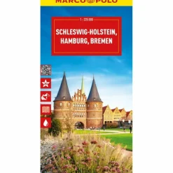 MARCO POLO REISEKARTE DEUTSCHLAND 01 SCHLESWIG-HOLSTEIN - Straßenkarte