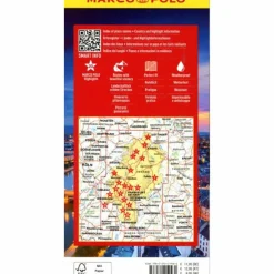 MARCO POLO REISEKARTE DEUTSCHLAND 06 HESSEN 1:200.000 - Straßenkarte