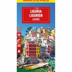 MARCO POLO REISEKARTE ITALIEN 05 LIGURIEN 1:150.000 - Straßenkarte