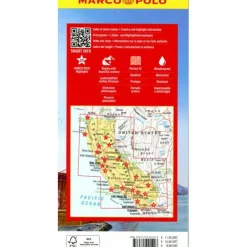 MARCO POLO REISEKARTE KALIFORNIEN 1:900.000 - Straßenkarte