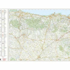 MARCO POLO REISEKARTE SPANISCHE ATLANTIKKÜSTE 1:350.000 - Straßenkarte