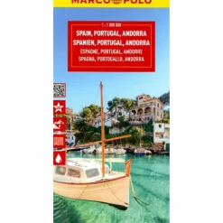 MARCO POLO REISEKARTE SPANIEN, PORTUGAL 1:1 MIO. - Straßenkarte