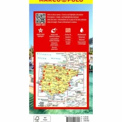 MARCO POLO REISEKARTE SPANIEN, PORTUGAL 1:1 MIO. - Straßenkarte