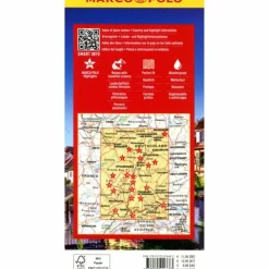 MARCO POLO REISEKARTE VOGESEN, ELSASS, SCHWARZWALD 1:225.000