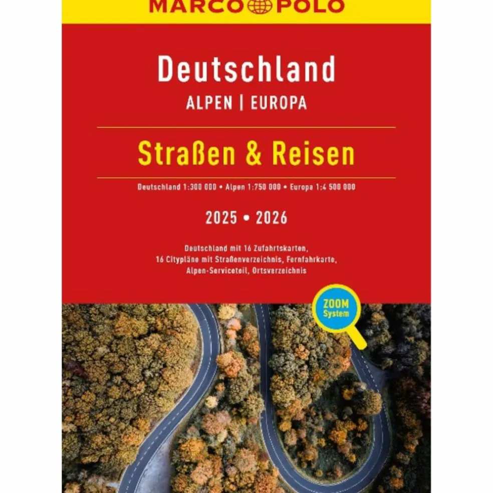MARCO POLO STRAßEN & REISEN 2025/2026 DEUTSCHLAND 1:300.000