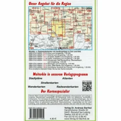 MASSERBERG, SCHMIEDEFELD A. R. UND UMGEB - Wanderkarte