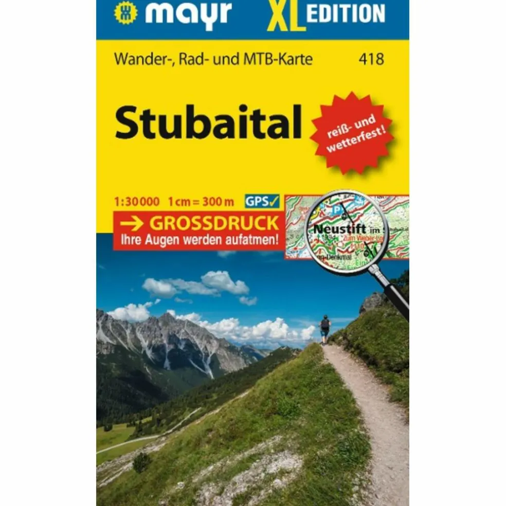 MAYR WANDERKARTE STUBAITAL XL 1:30.000