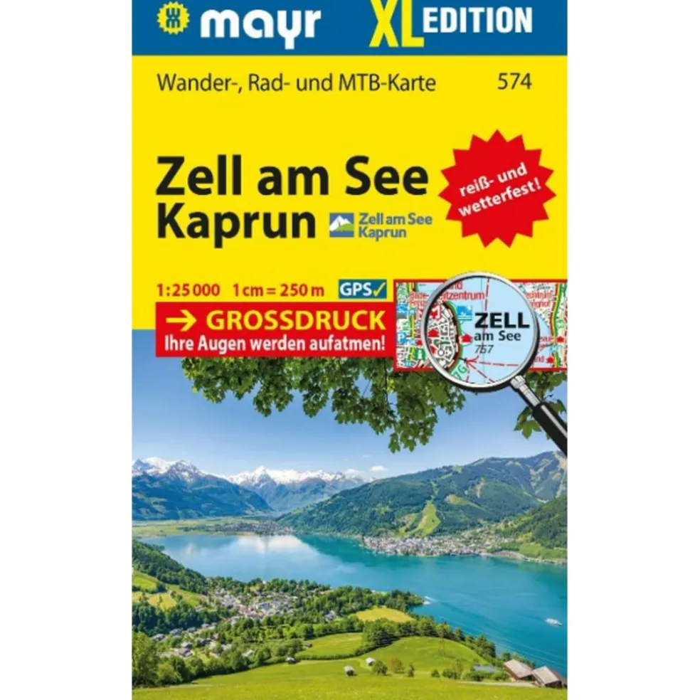 MAYR WANDERKARTE ZELL AM SEE, KAPRUN XL 1:25.000