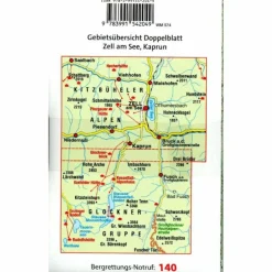 MAYR WANDERKARTE ZELL AM SEE, KAPRUN XL 1:25.000