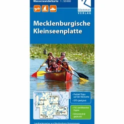 MECKLENBURGISCHE KLEINSEENPLATTE 1:50.000 - Wasserkarte