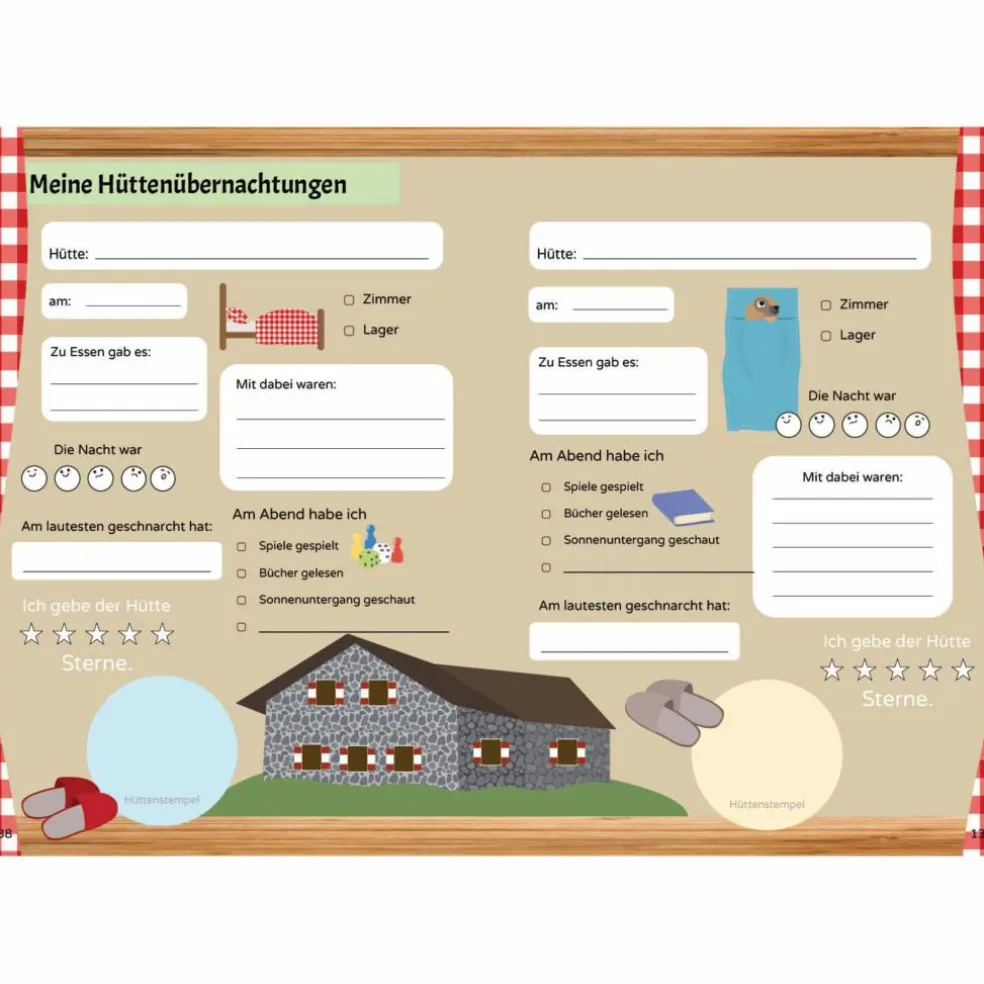 MEINE TOUREN - WANDERTAGEBUCH FÜR KINDER - Kinderbuch