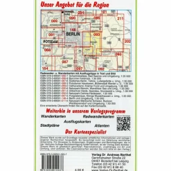 MÜGGELSEE  UND UMGEBUNG 1 : 35 000 - Wanderkarte