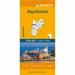 MICHELIN AQUITAINE - Straßenkarte