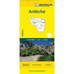 MICHELIN ARDECHE-HAUTE LOIRE - Straßenkarte