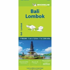 MICHELIN BALI: LOMBOK ROAD AND TOURIST ZOOM MAP 190 - Straßenkarte