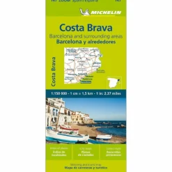 MICHELIN COSTA BRAVA, BARCELONA UND UMGEBUNG - Straßenkarte