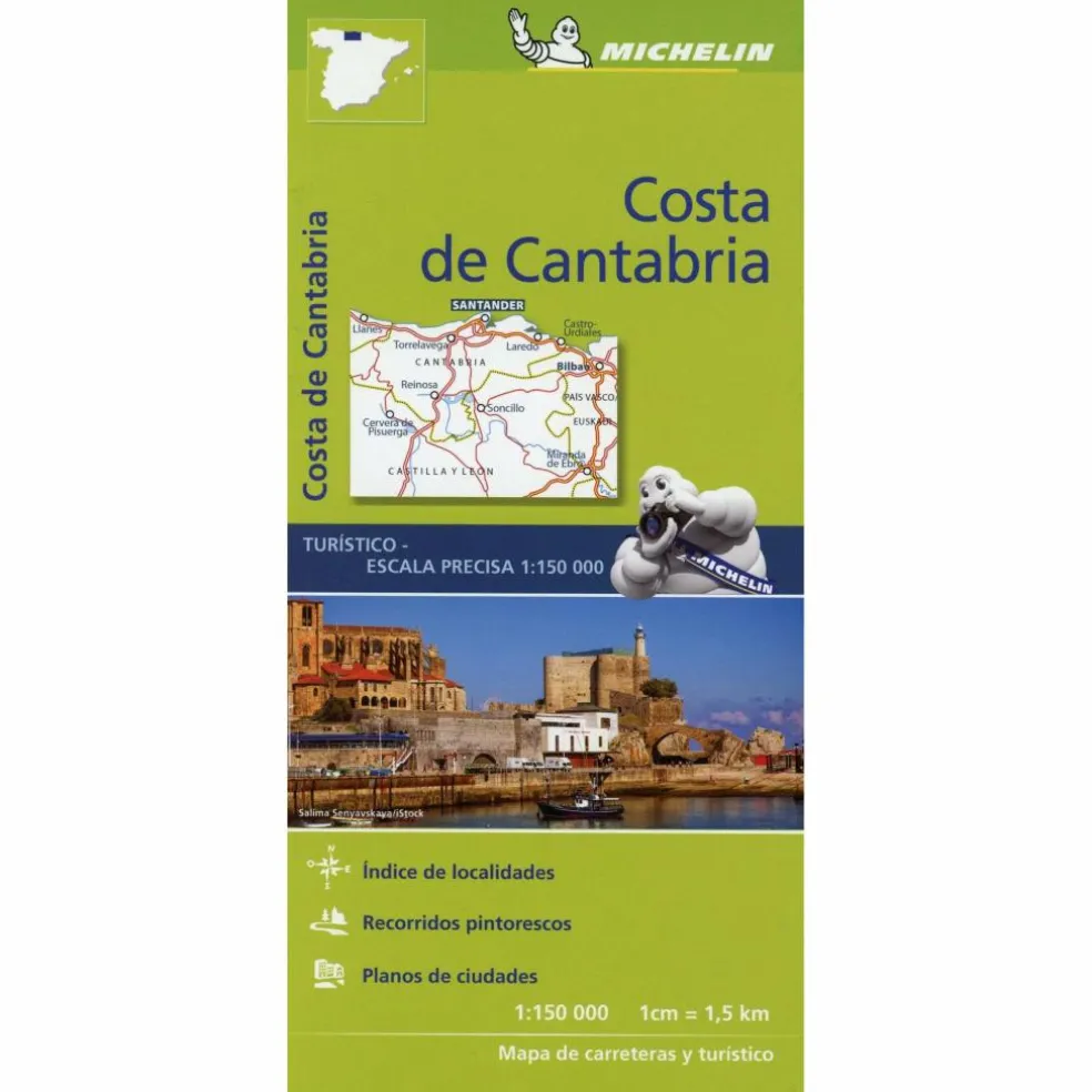MICHELIN COSTA DE CANTABRIA - Straßenkarte