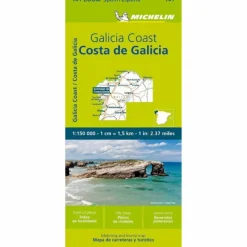 MICHELIN COSTA DE GALICIA, GALICISCHE KÜSTE - Straßenkarte