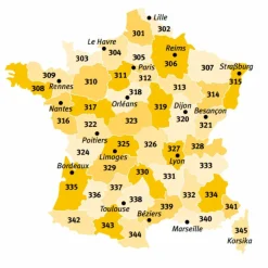 MICHELIN FRANZÖSISCHE ALPEN SÜD 1:150.000 - Straßenkarte